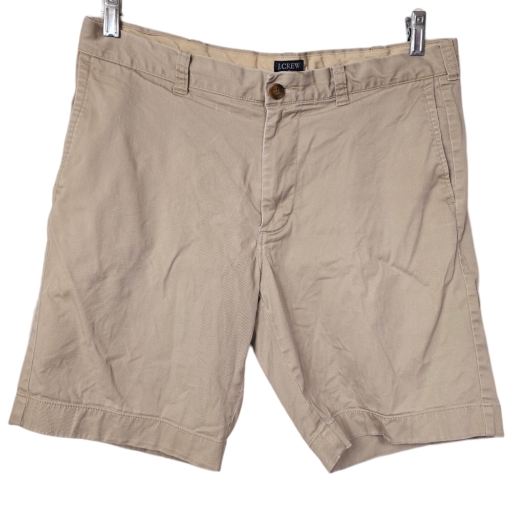 J. Crew Factory Flex Gramercy Khaki Shorts 34W